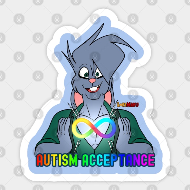 Chance Autism Acceptance Sticker by LordMaru